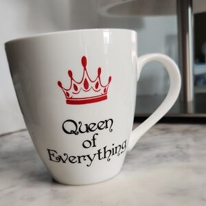 Pfaltzgraff White Mug with Red Crown Design